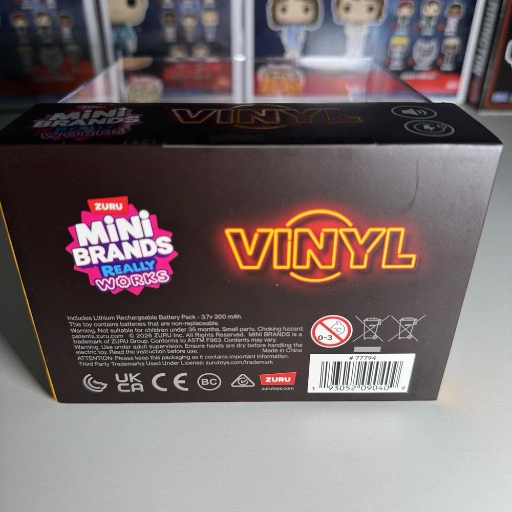 Mini Brands Really Works Vinyl Series 1 | Record Player Set & Mystery Ball